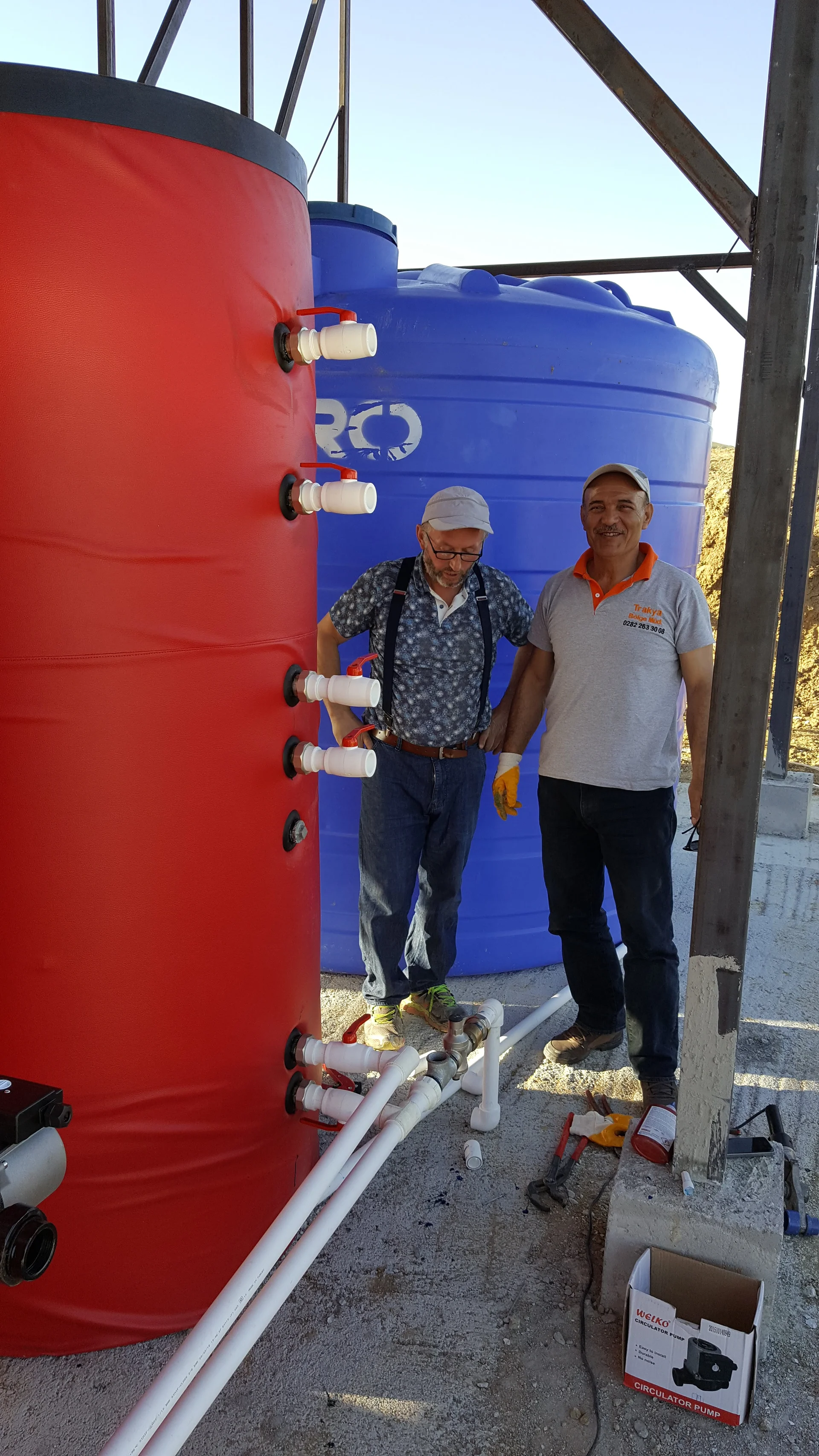 Yeni 316L Paslanmaz Çelik Serpantin Montajı Sonrası
