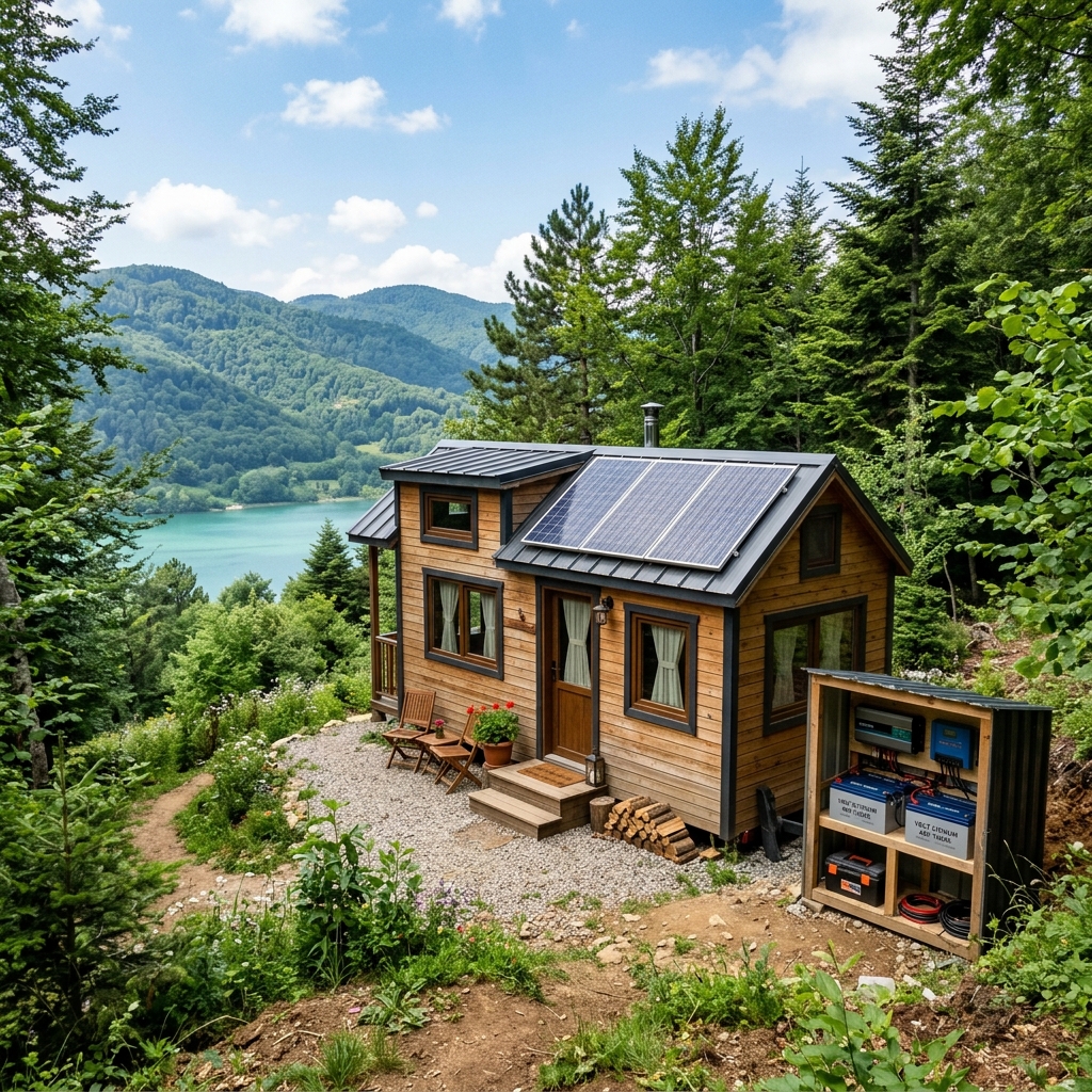 Tiny House Otonom Lityum Solar Panel Projesi Sapanca Sakarya